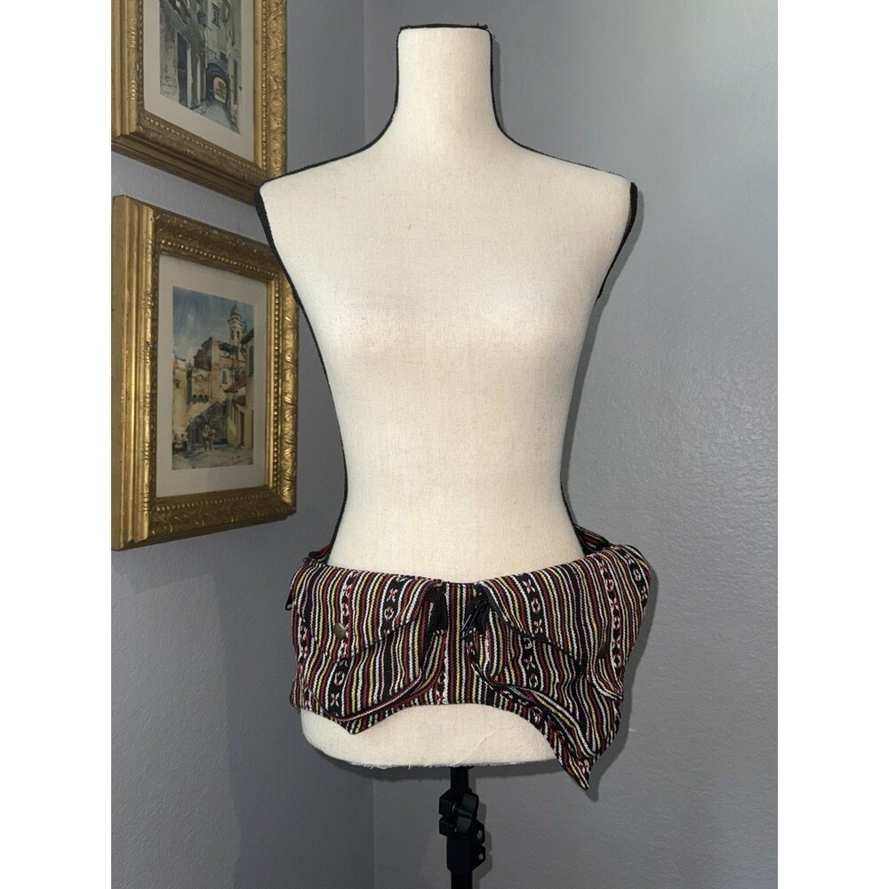 Lakhays The Wanderer Cotton Hip Pack Festival Utility Belt fanny pack Adjustable